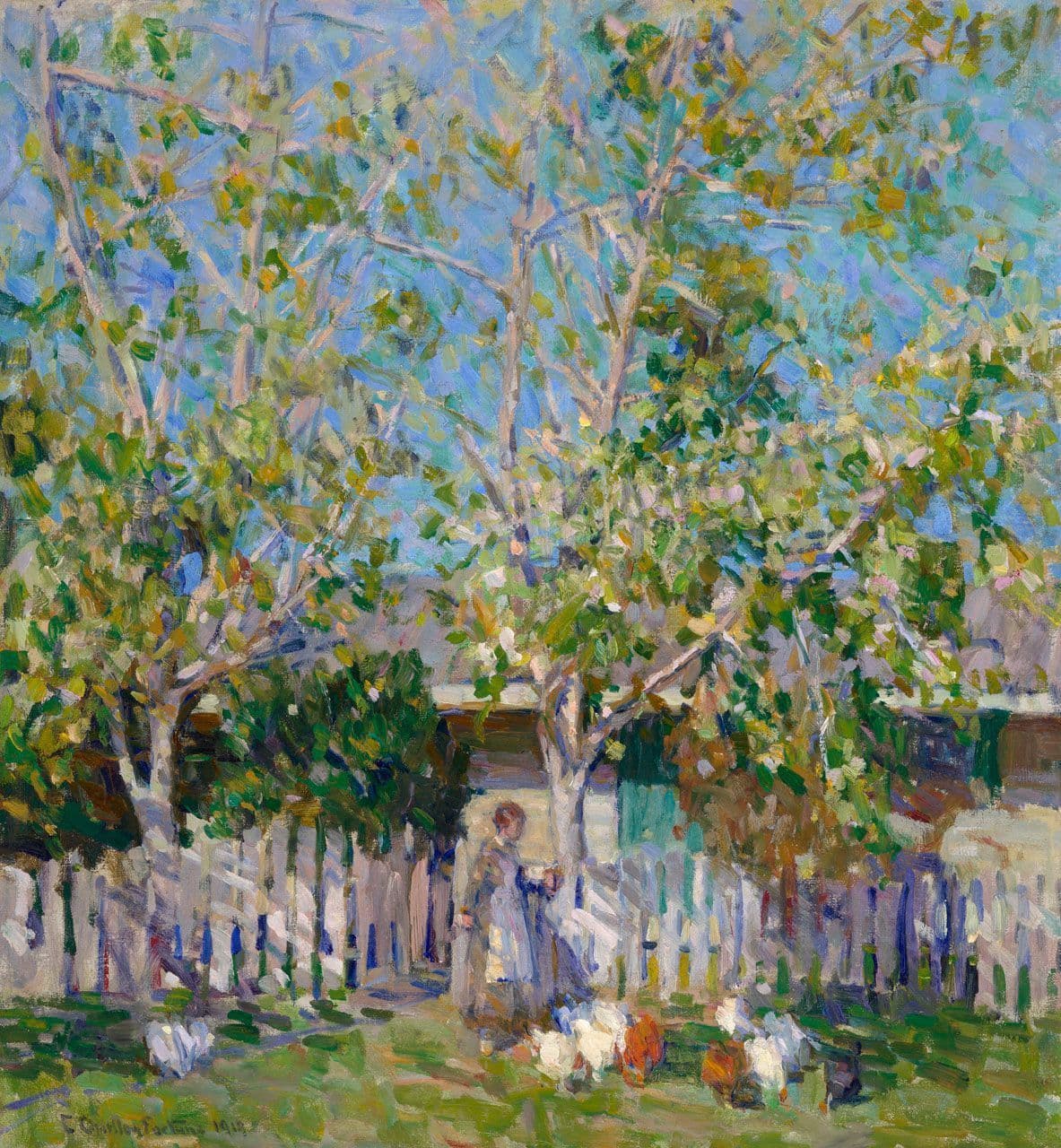 Feeding Chickens, Monterey
E. Charlton Fortune
20th Century
2010.9 Feeding Chickens, Monterey