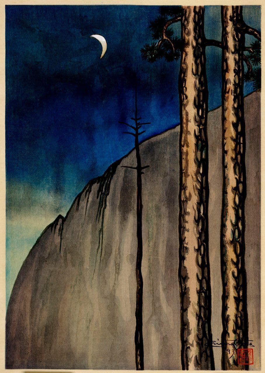Evening Moon: Yosemite
Chiura Obata
20th Century
1994.25.2 Evening Moon: Yosemite