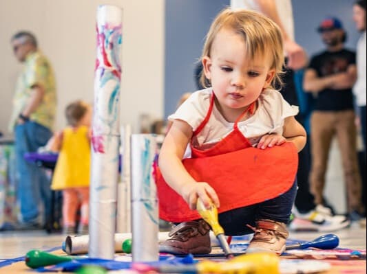 Image: Kids + Family artful tot painting Image: Kids + Family artful tot painting