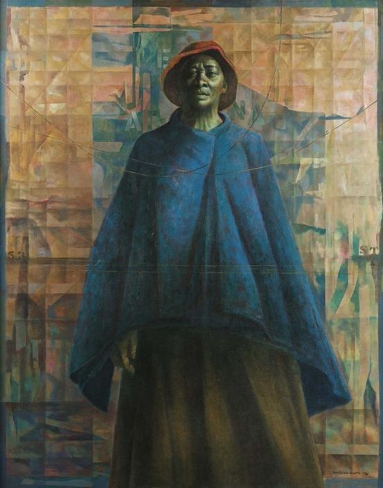 Charles White, Mother Courage II, 1974, Oil on canvas, 49 ¾ × 39 ⅞ in.; National Academy of Design, New York © The Charles White Archives / Image by Google; Courtesy American Federation of Arts.