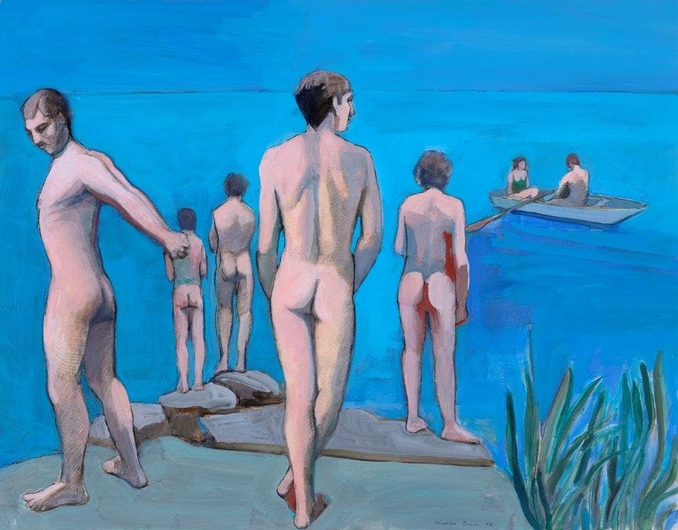 WILLIAM THEOPHILUS BROWN (AMERICAN, 1919–2012) Standing Bathers, 1993.