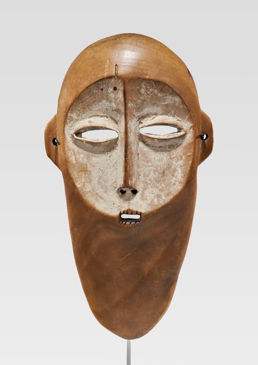 Lega people, Democratic Republic of the Congo, Mask, early–mid-20th century. Wood. Crocker Art Museum, gift of Anonymous, 2012.106.9.